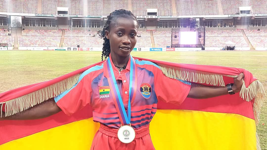 Mary Boakye Makes History with Double Gold Medal Win in 100m and 200m Events at African Military Games