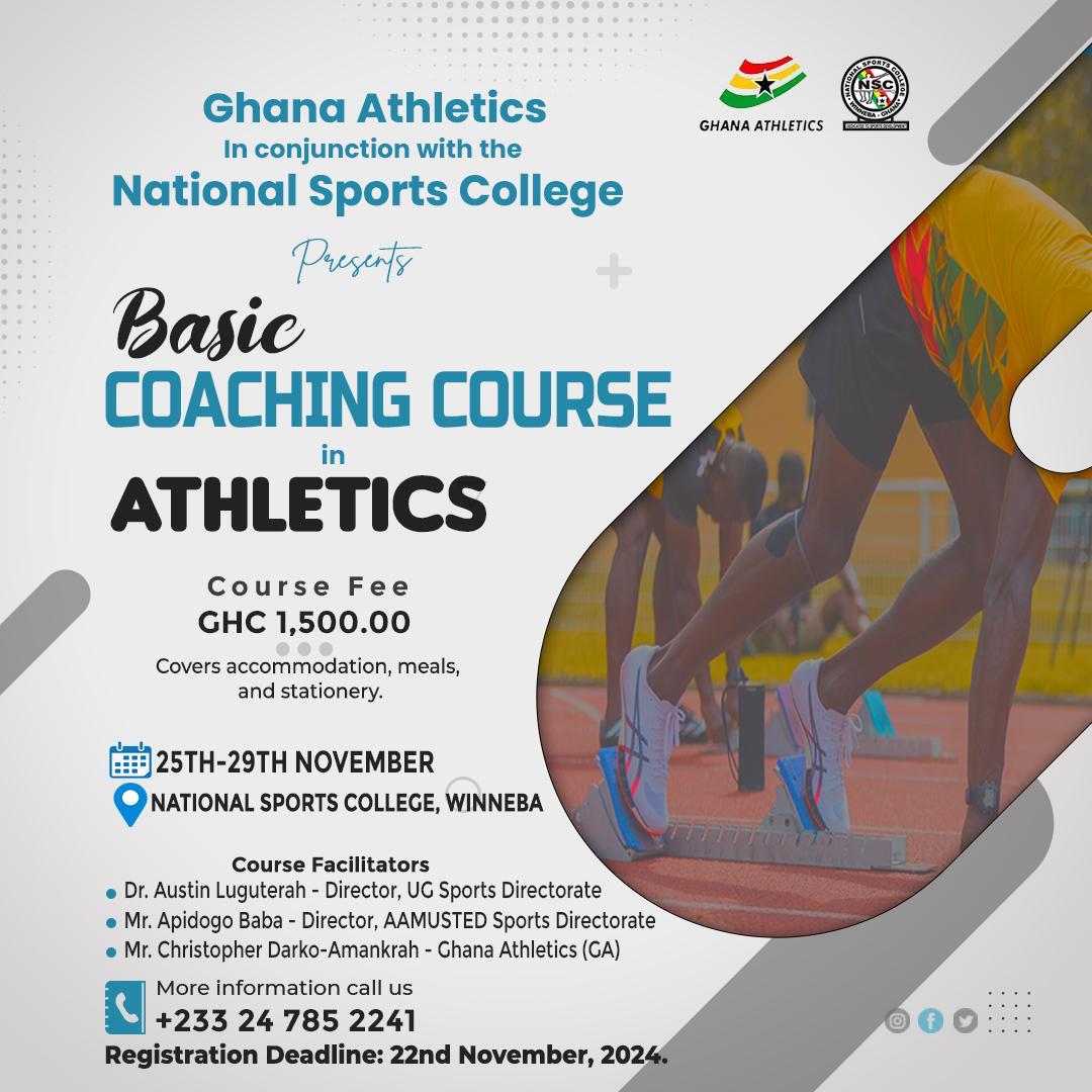 Ghana Athletics Basic Coaching Course