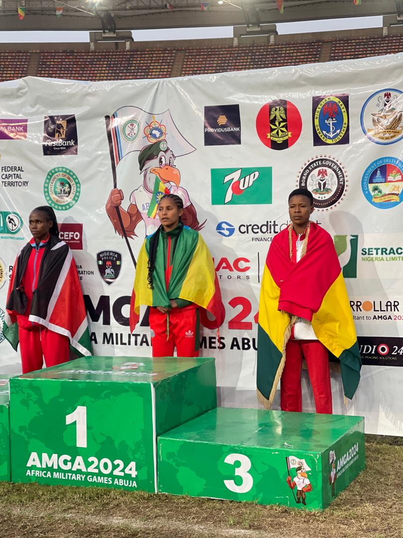 Lariba Sakat Secures Bronze Medal in Women’s 1500m at African Military Games