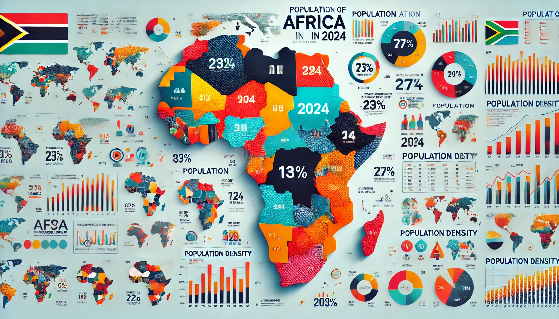 Population in African Countries in 2024