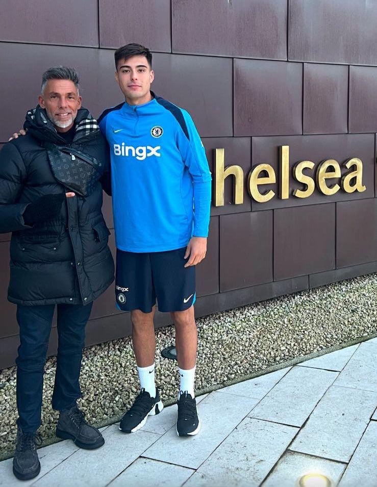 Aaron Anselmino's First Day at Training Following Chelsea Recall