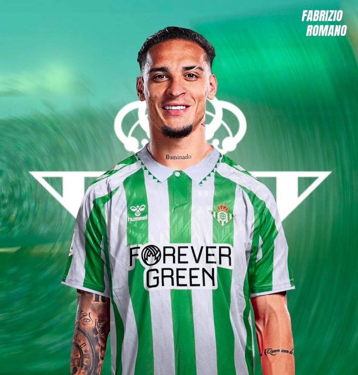 Antony Joins Real Betis on Loan from Manchester United