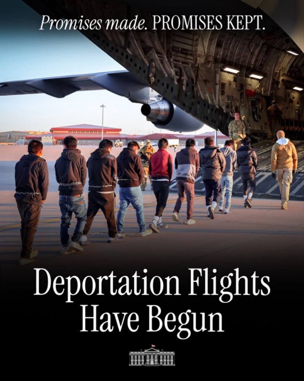 Breaking News: President Trump Initiates Mass Deportations as White House Confirms Flights Have Begun