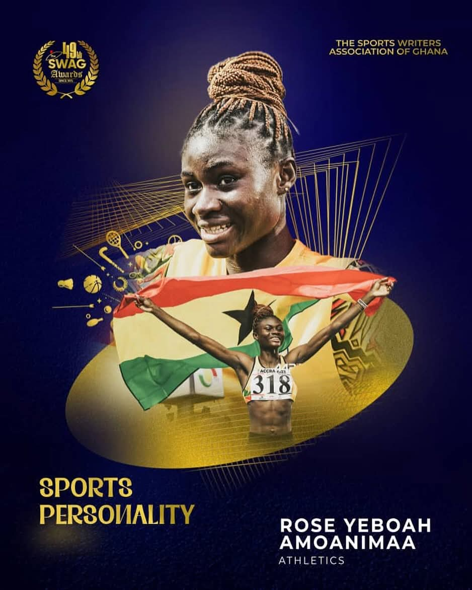 SWAG Awards: Rose Amoanimaa Yeboah Wins Sports Personality of the Year