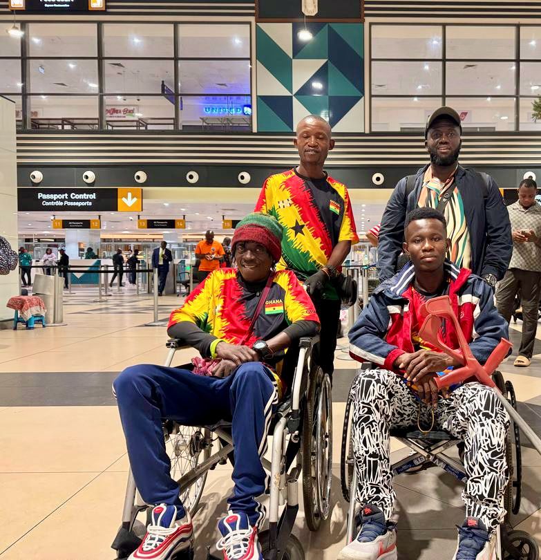 Ghana Wheelchair Tennis Team Depart to Morocco