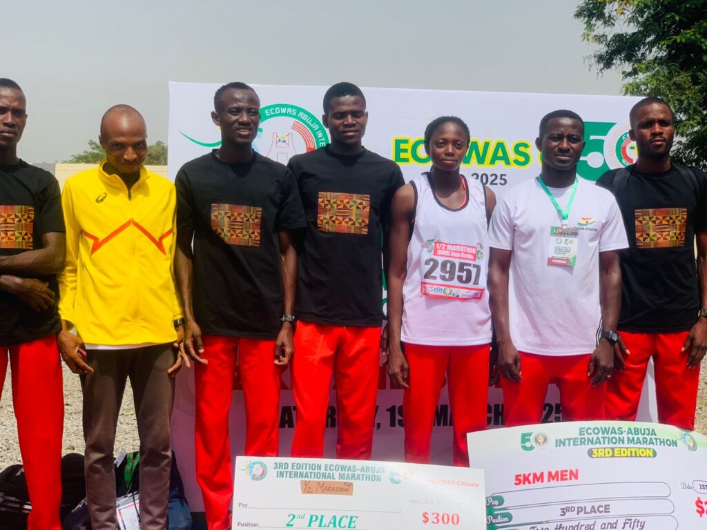 Ghanaian Athletes Shine at the Third Edition of the ECOWAS-Abuja International Marathon