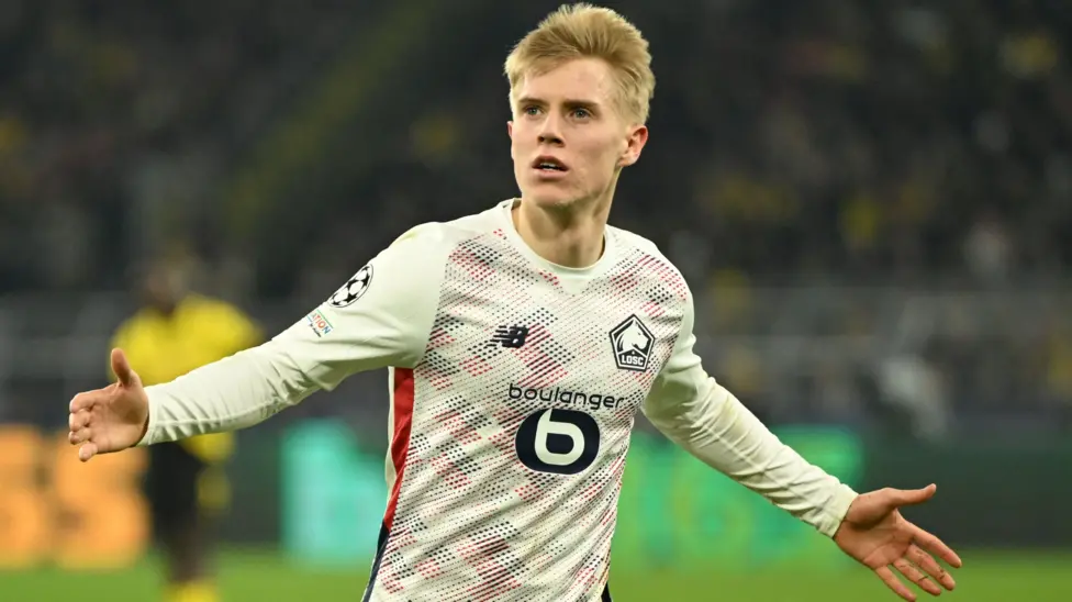 Haraldsson earns Lille first-leg draw at Dortmund