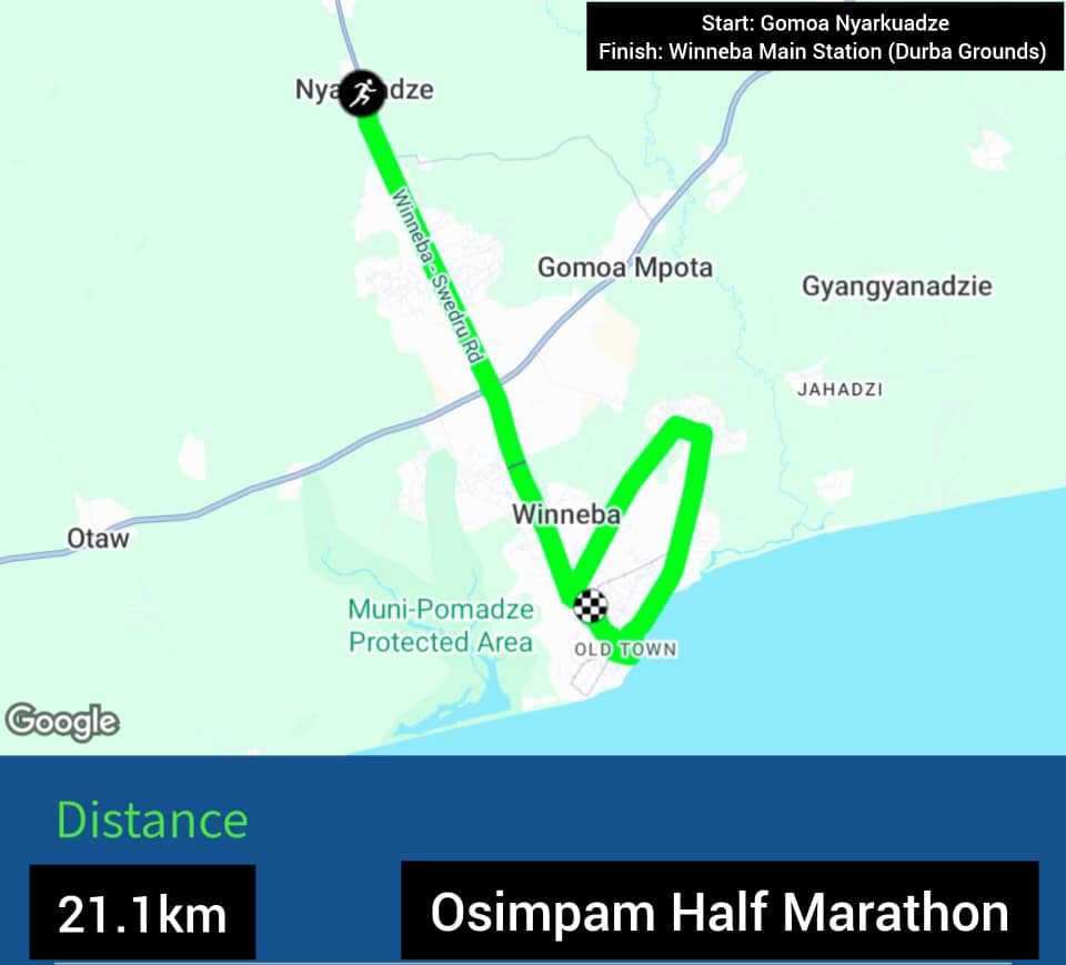 GMTF Certifies 2025 Osimpam Half Marathon Route