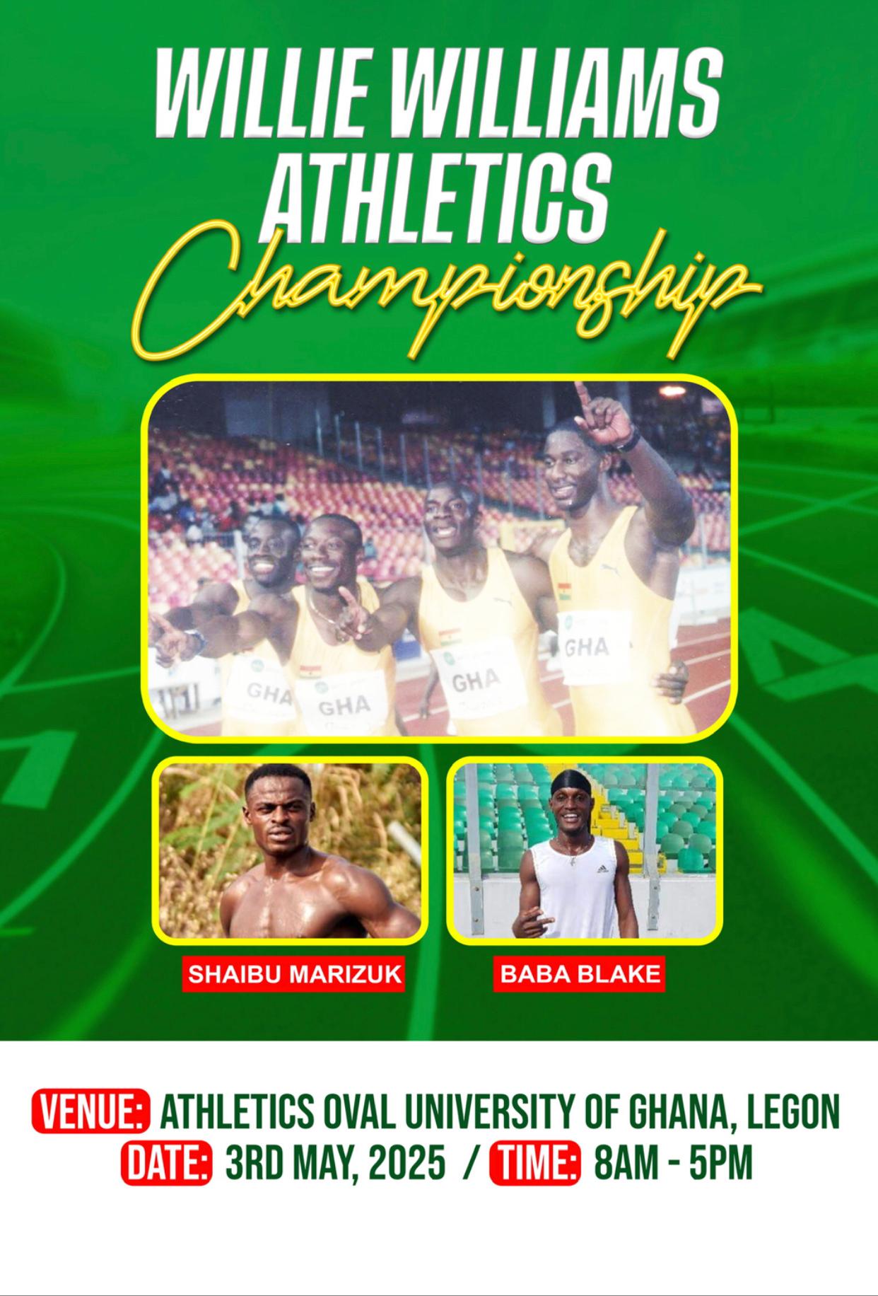 Willie Williams Athletics Championship Opens Registration
