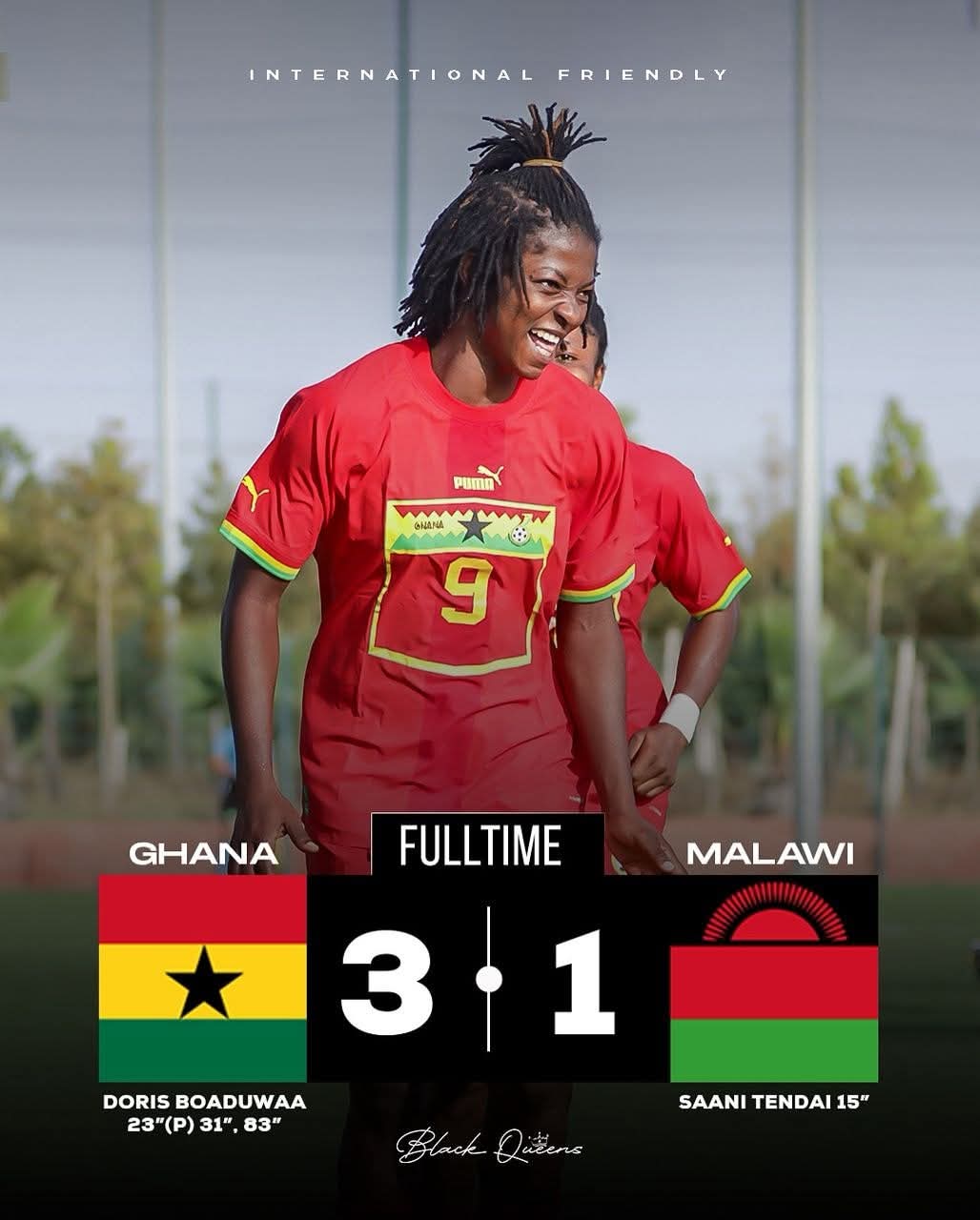Ghana Trash Malawi in 3 Goals Thriller Match
