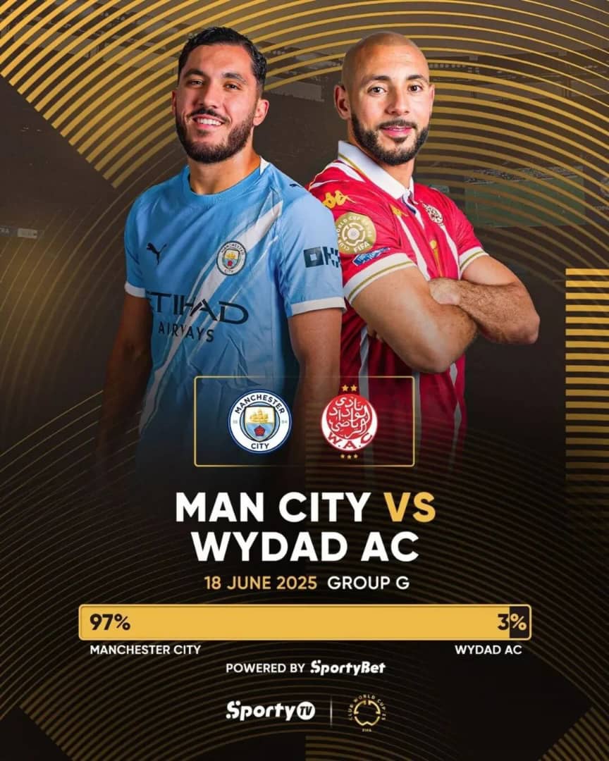 Watch Live Stream: Man City vs Wydad AC