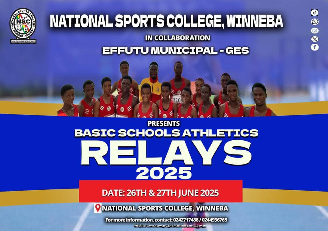Young Athletes Set to Shine at Winneba Basic Schools Relays 2025