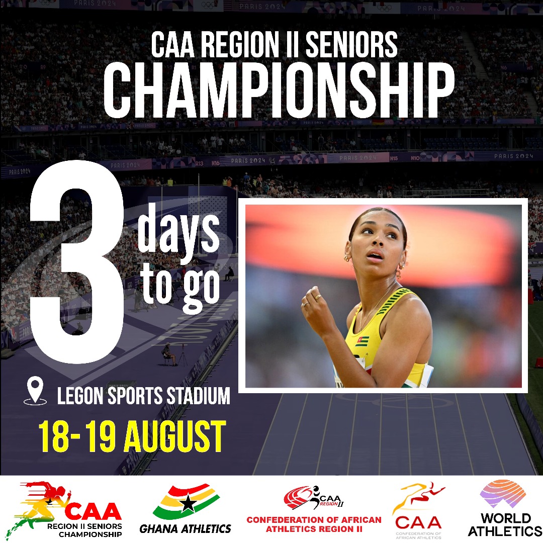 Ghana Set to Host CAA Region II Seniors Athletics Championship