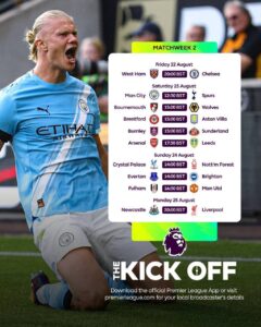 It’s time for Matchweek 2