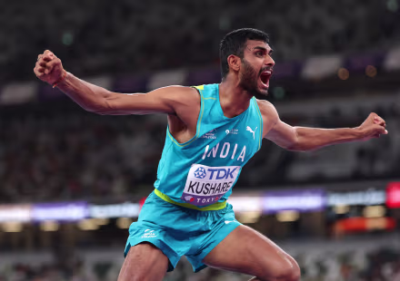 World Athletics Championships Tokyo 2025 men's high jump results.