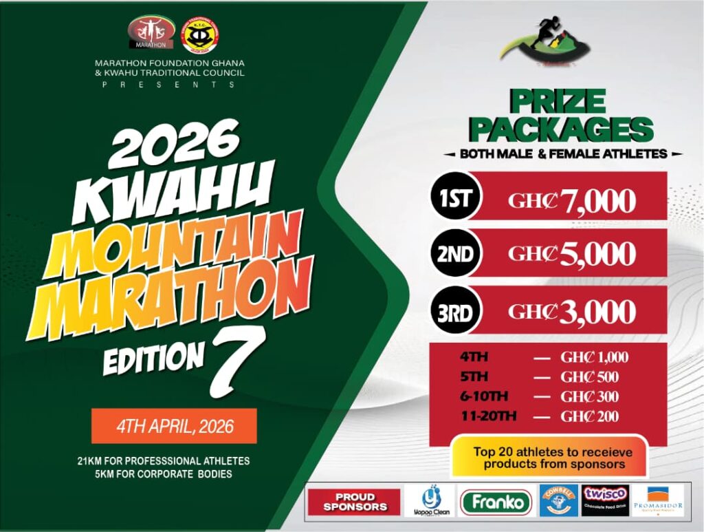 Kwahu Mountain Marathon Cash Prizes Released