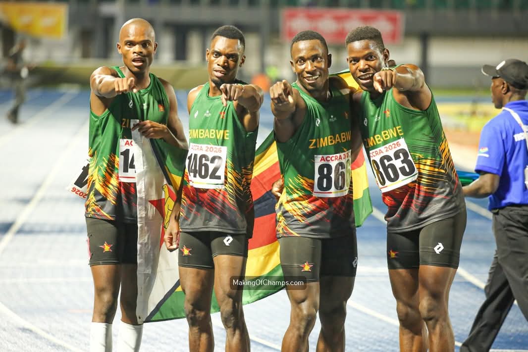 Zimbabwe Crowned Men’s 4x400m Champions at 24th CAA African Senior Athletics Championship