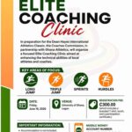 Ghana Athletics Coaches Commission to Organize Elite Coaching Clinic Ahead of Dean Hayes International Athletics Classic