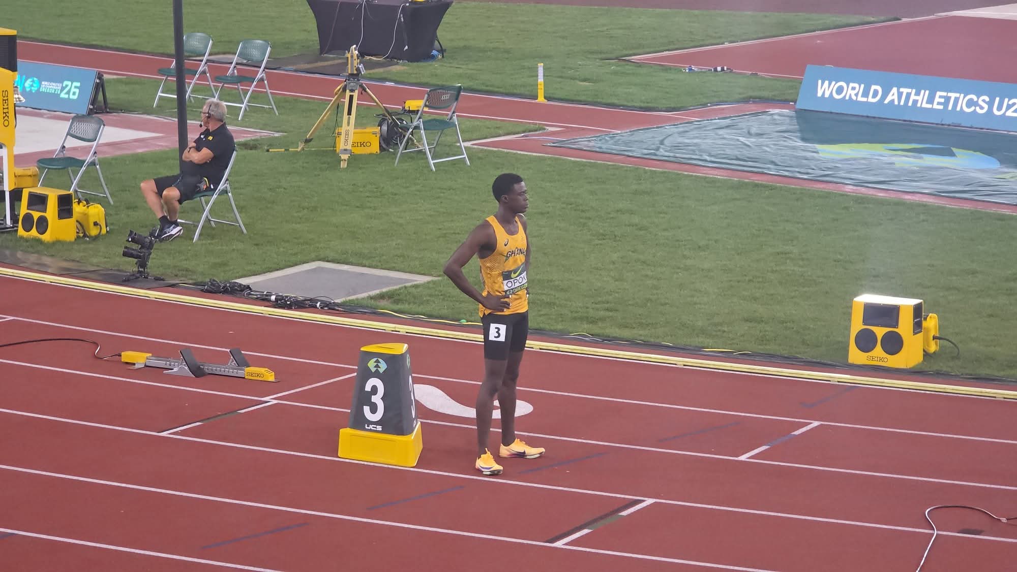 GODFRED OPOKU FINISHES FOURTH IN THRILLING 400M FINAL